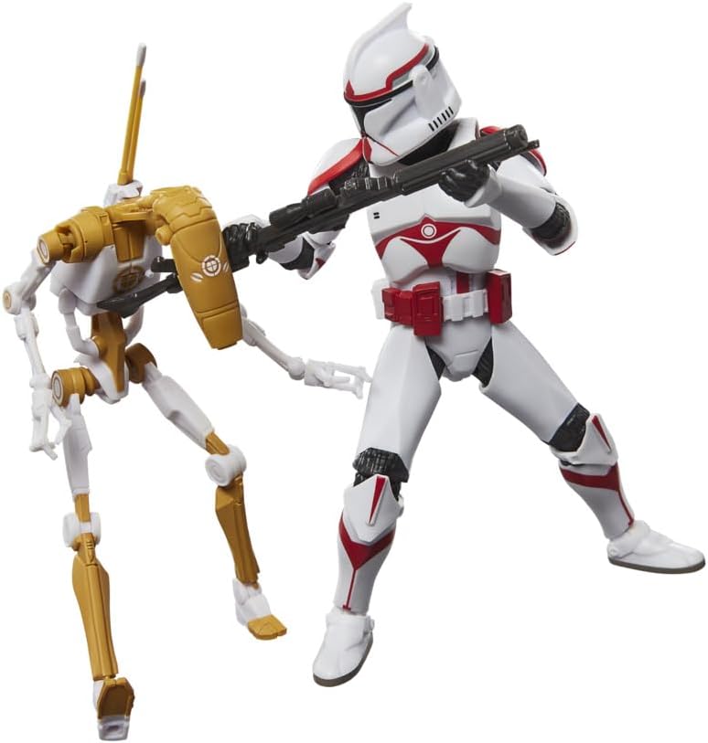 Star Wars Black Series - Phase I Assault Trooper & Battle Droid Officer