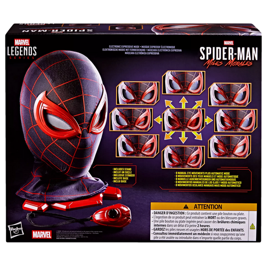 Marvel Legends Series Spider-Man: Miles Morales Electronic Expressive Mask