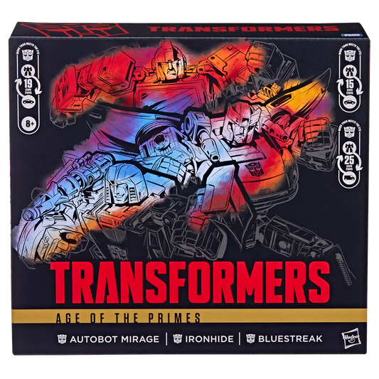 Transformers Age of the Primes Autobot Mirage, Ironhide & Bluestreak 3-Pack