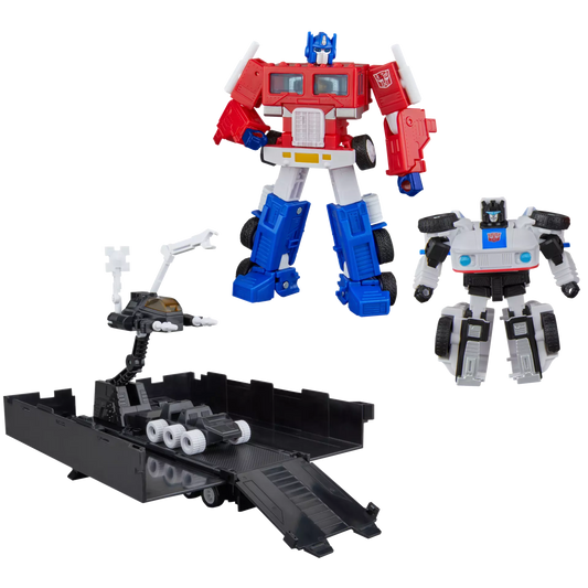 Transformers Optimus Prime & Autobot Jazz Cereal Box Set