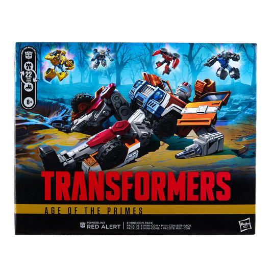 Transformers Age of the Primes Voyager Class Powerlinx Red Alert and 8 Mini-Con Pack