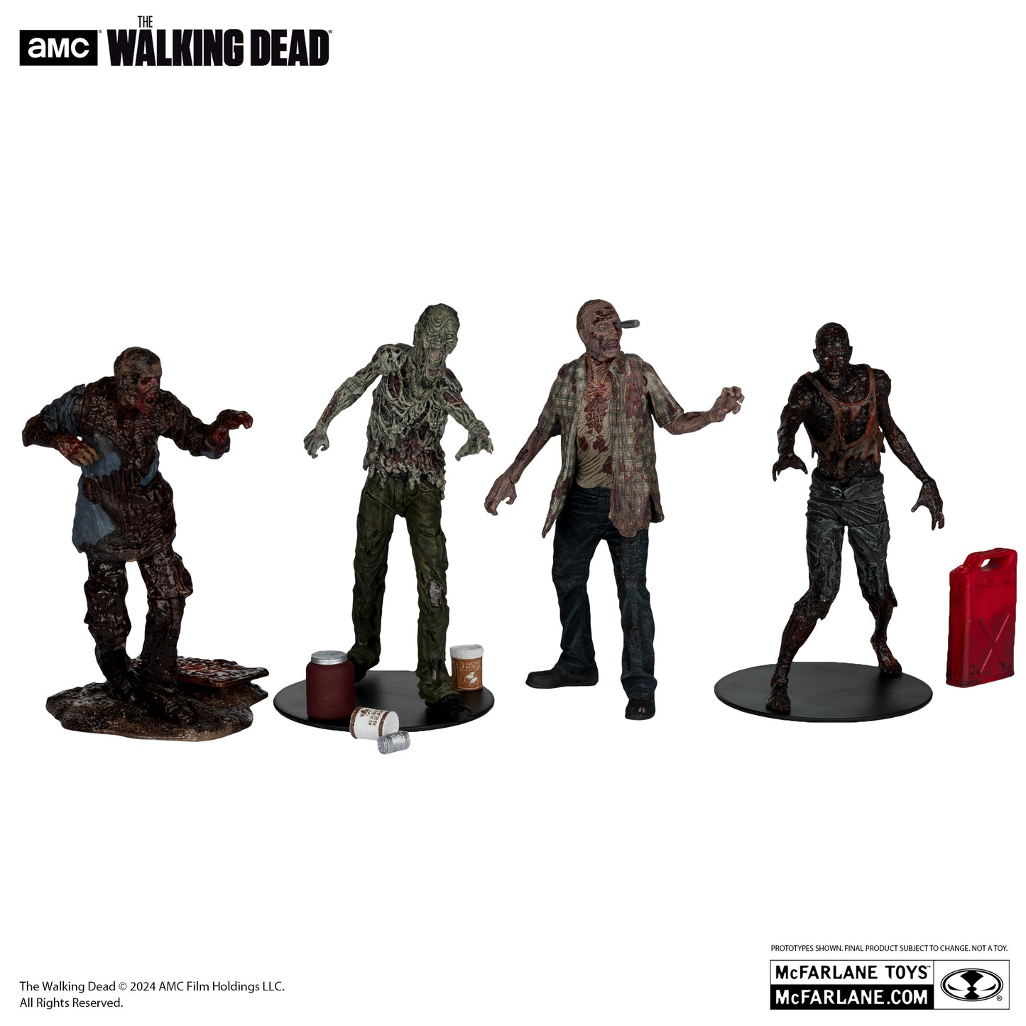 The Walking Dead - Walkers 4-Pack