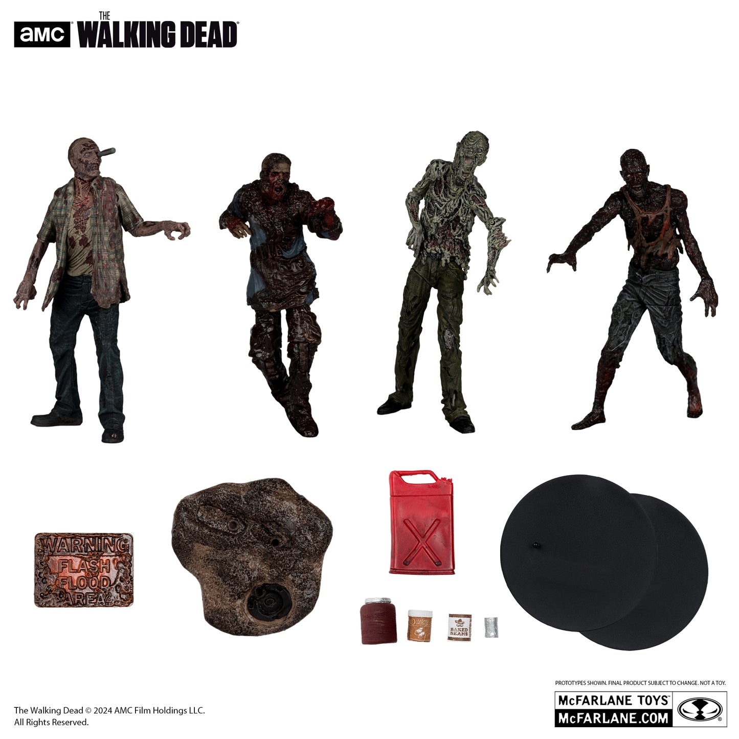 The Walking Dead - Walkers 4-Pack