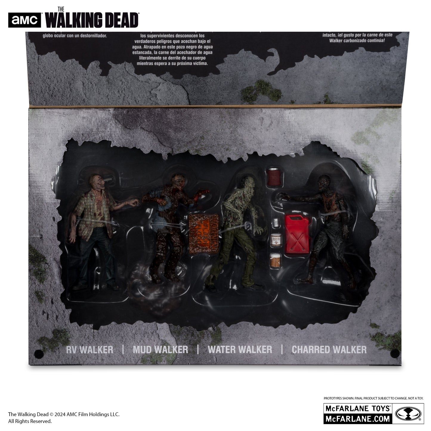 The Walking Dead - Walkers 4-Pack