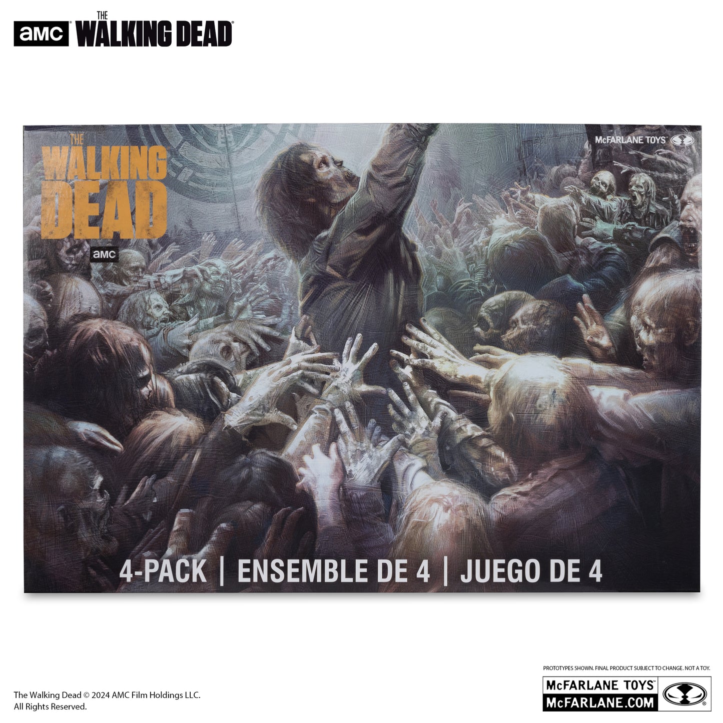 The Walking Dead - Walkers 4-Pack