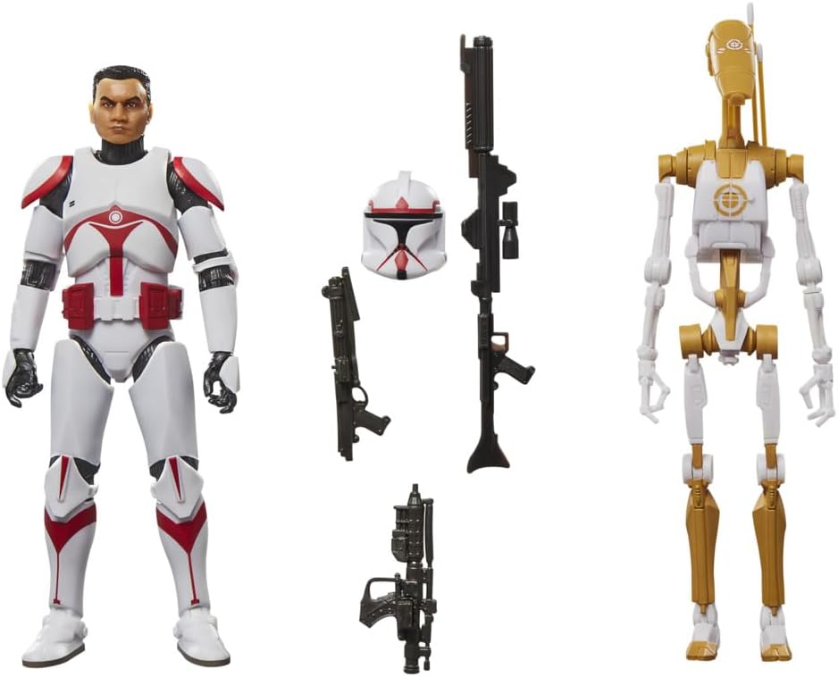 Star Wars Black Series - Phase I Assault Trooper & Battle Droid Officer