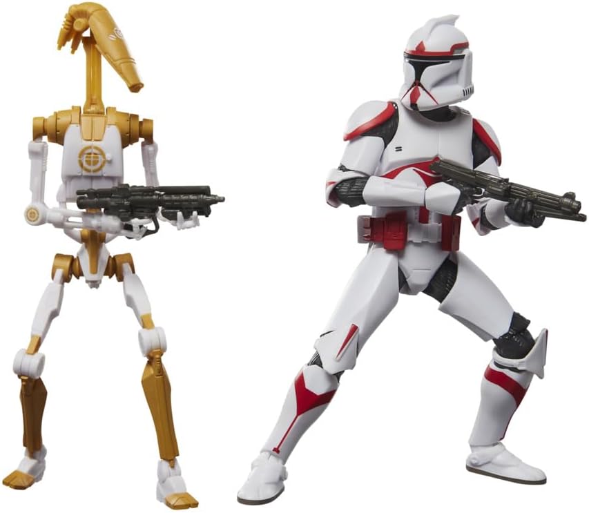 Star Wars Black Series - Phase I Assault Trooper & Battle Droid Officer