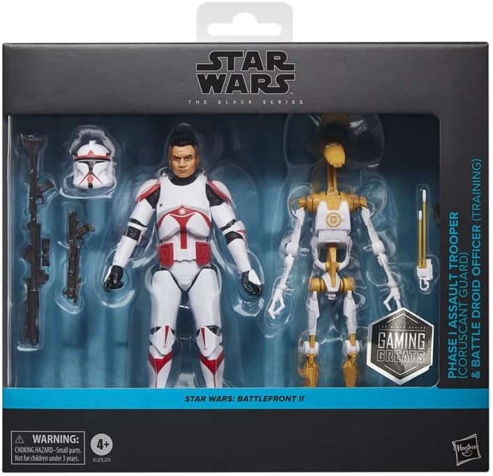 Star Wars Black Series - Phase I Assault Trooper & Battle Droid Officer