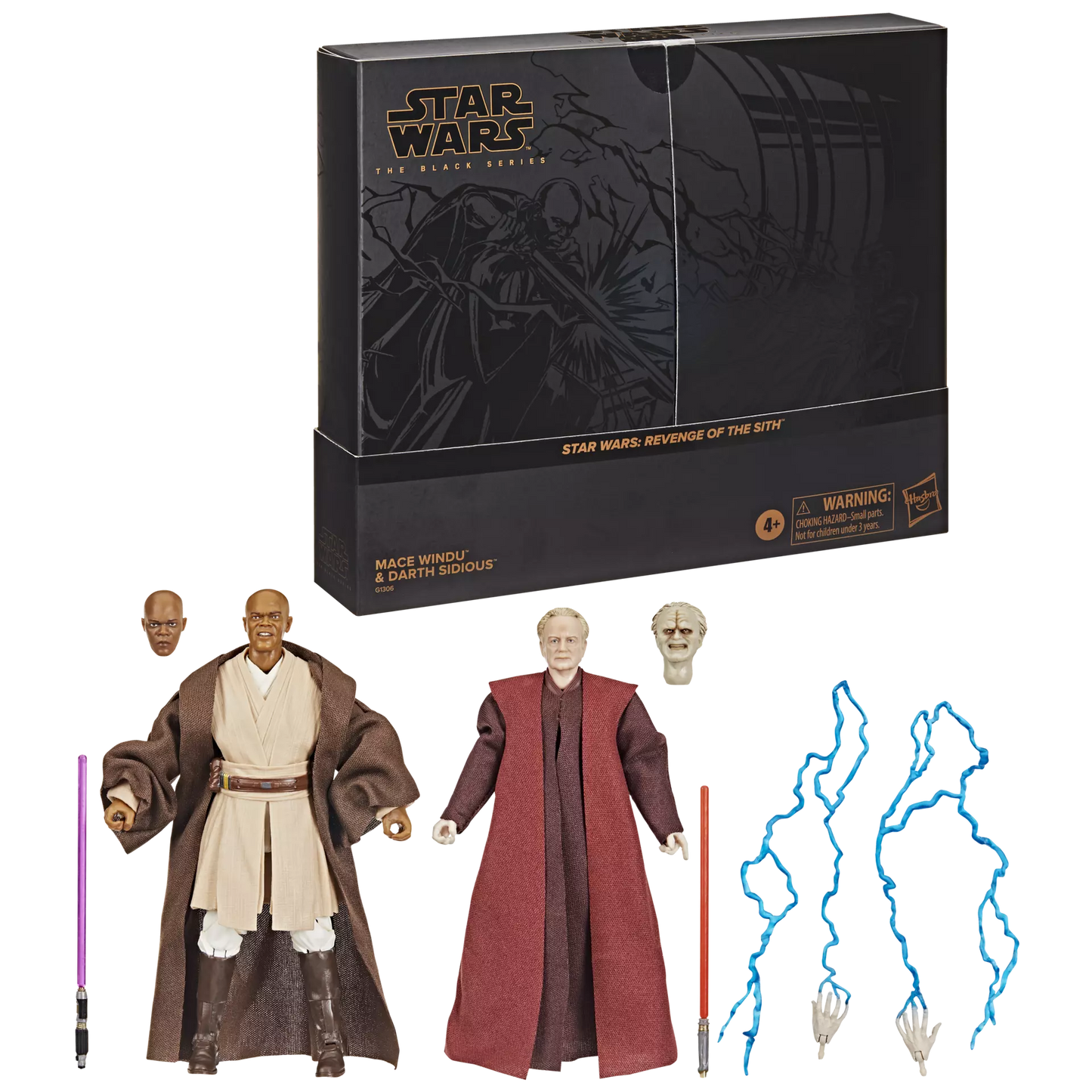 Star Wars Black Series - Mace Windu & Darth Sidious (Revenge of the Sith)