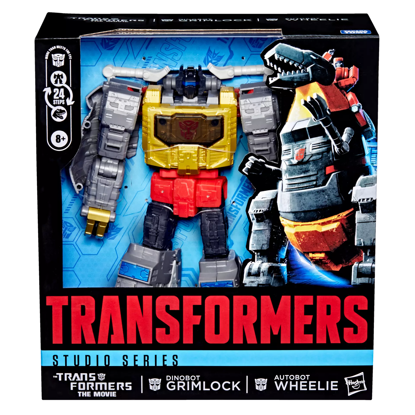 Transformers: Studio Series Leader Class Dinobot Grimlock & Autobot Wheelie