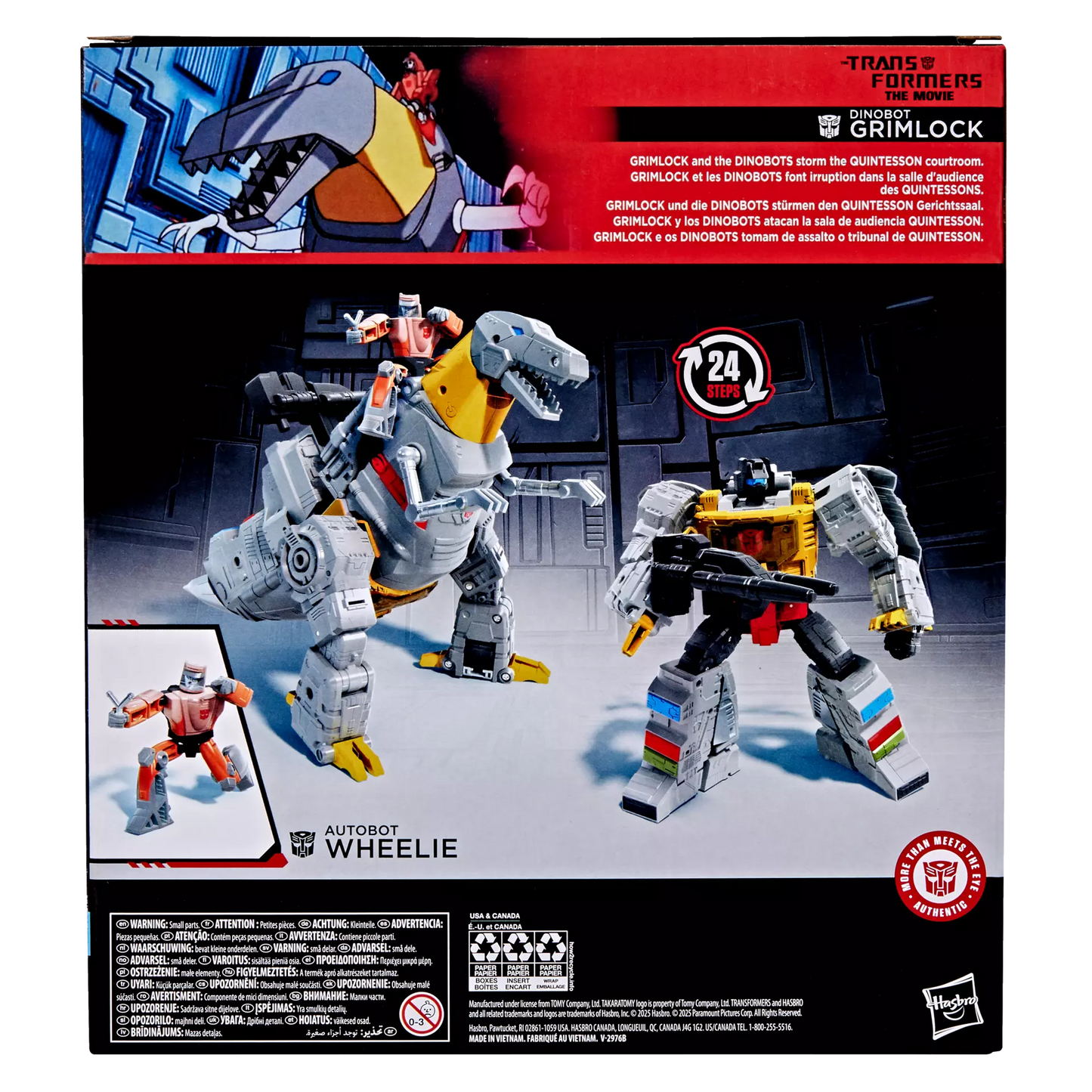 Transformers: Studio Series Leader Class Dinobot Grimlock & Autobot Wheelie