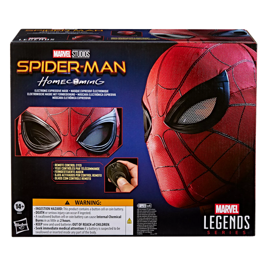 Marvel Legends Series Spider-Man Electronic Expressive Mask -  Homecoming