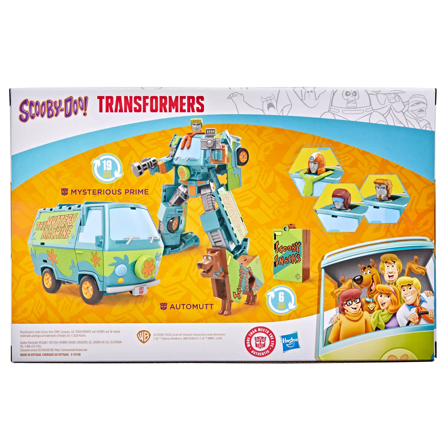 Transformers Scooby Doo Mysterious Prime & Automutt