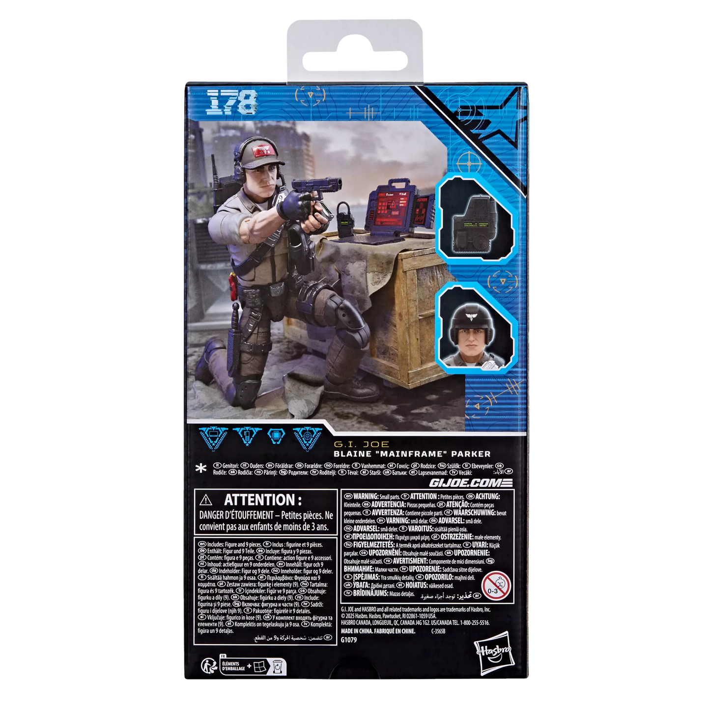 G.I. Joe Classified Series #178 Blaine "Mainframe" Parker