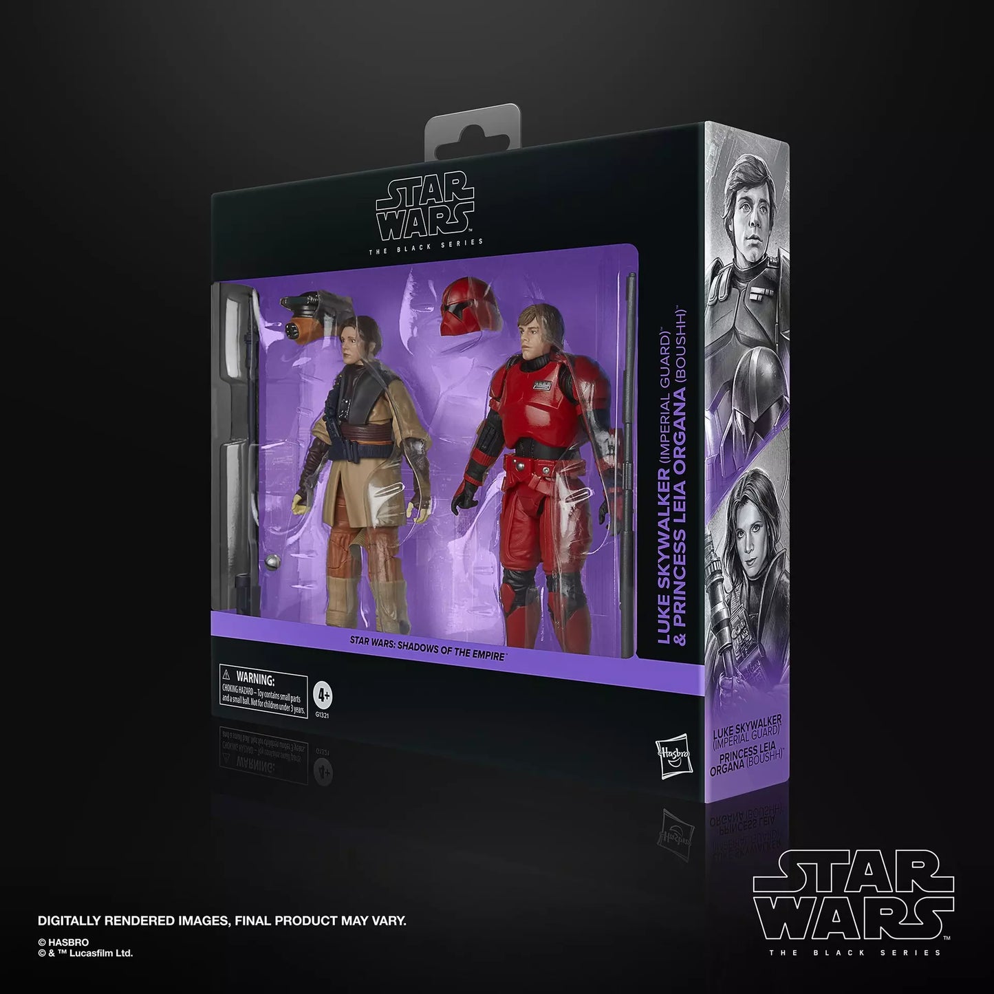 Star Wars Black Series - Luke Skywalker (Imperial Guard) & Princess Leia Organa (Boushh)