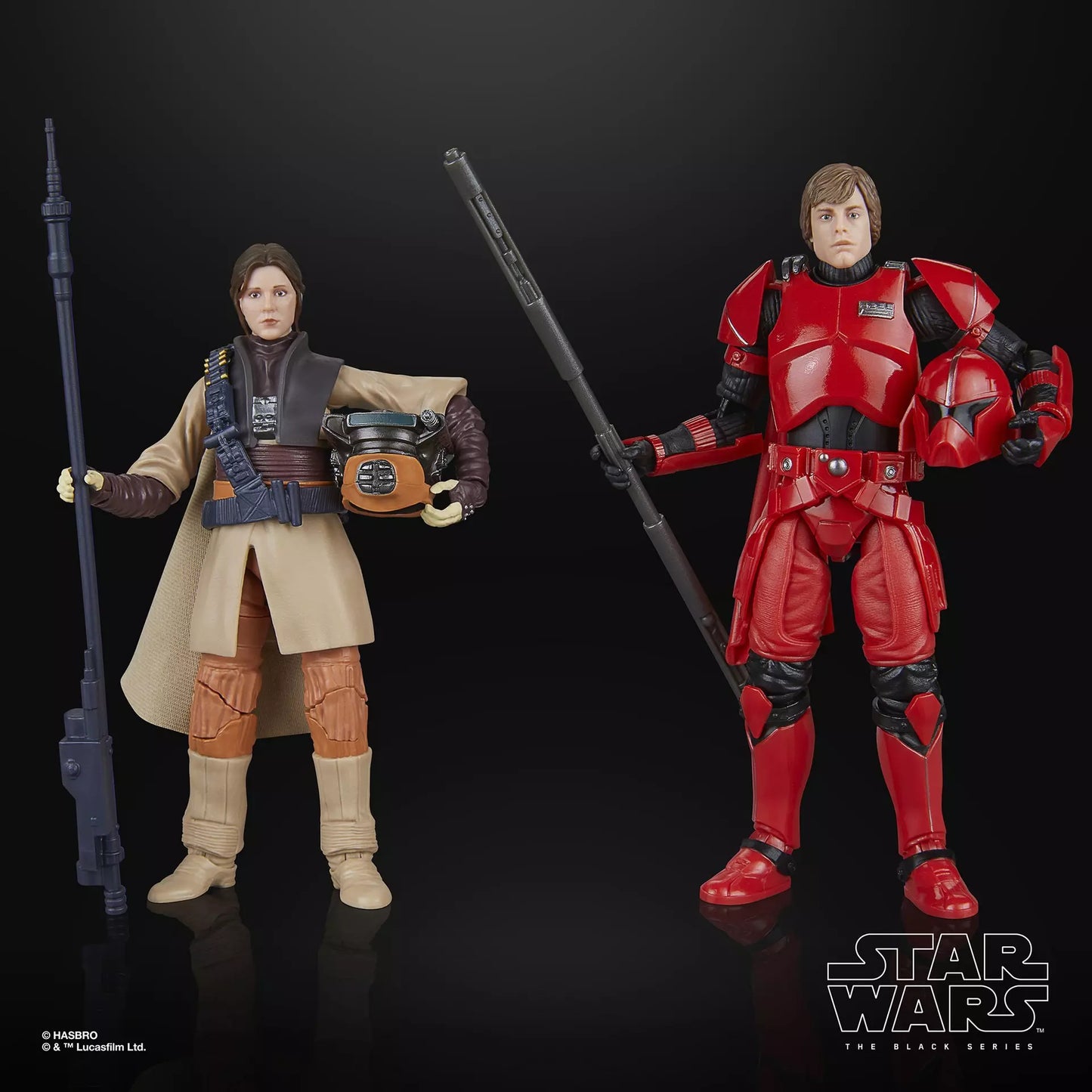 Star Wars Black Series - Luke Skywalker (Imperial Guard) & Princess Leia Organa (Boushh)