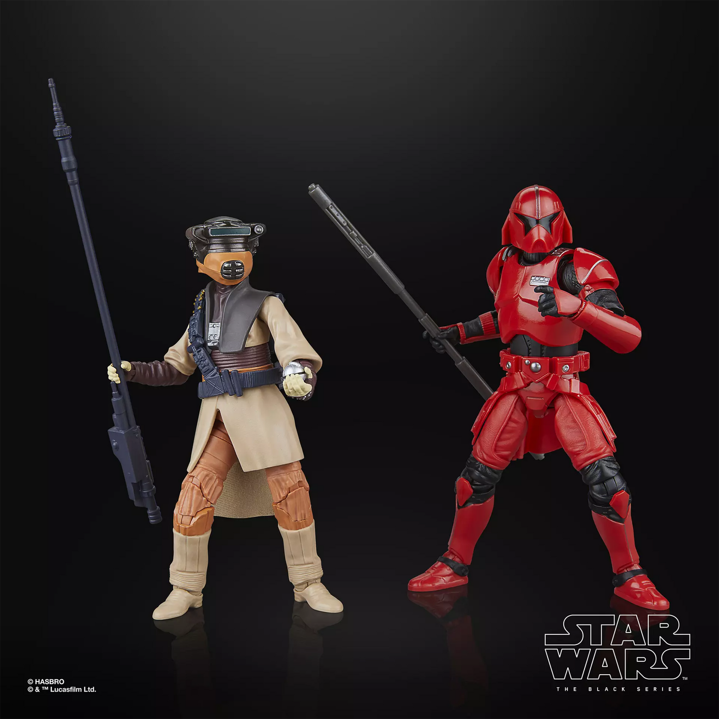 Star Wars Black Series - Luke Skywalker (Imperial Guard) & Princess Leia Organa (Boushh)
