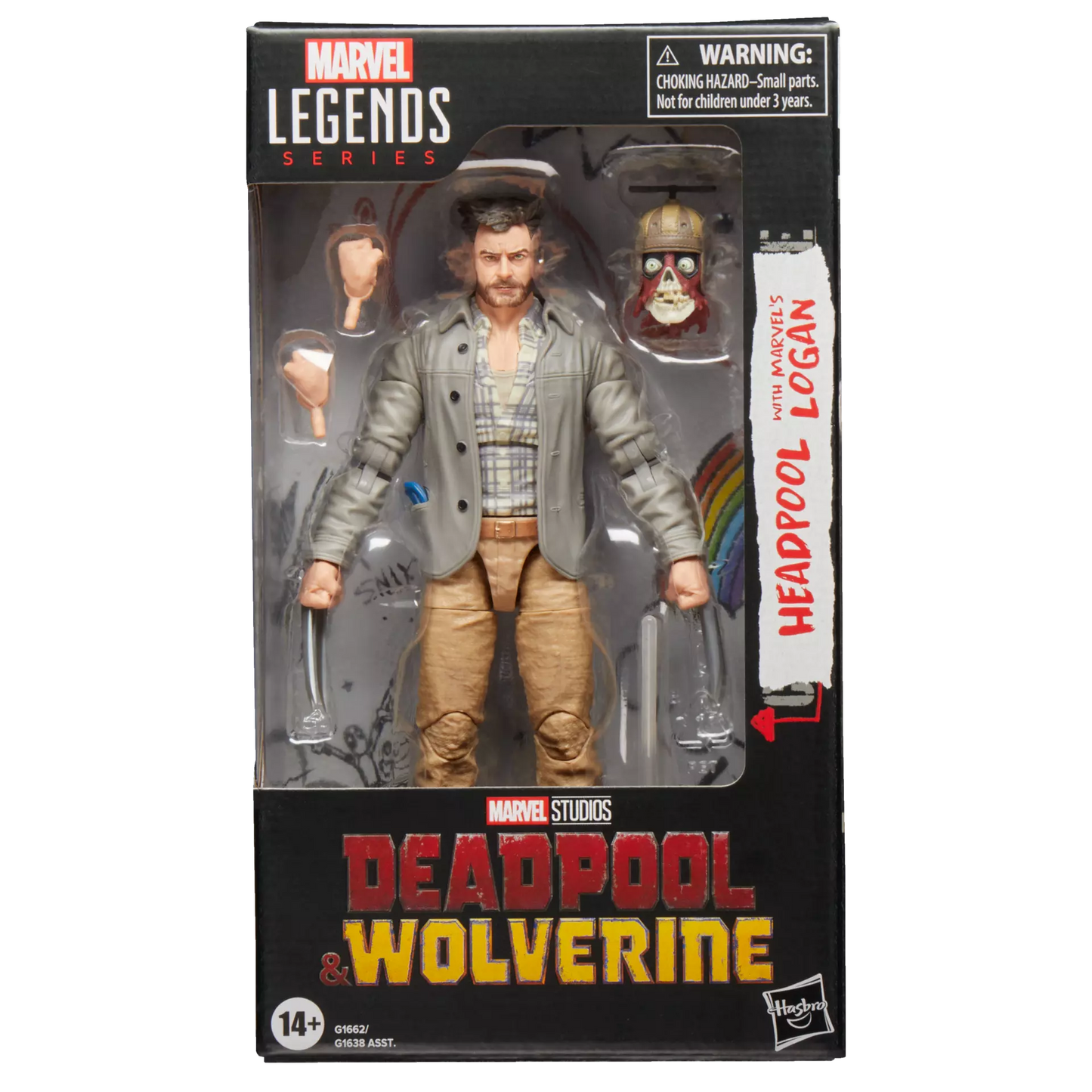 Marvel Legends Series Headpool with Marvel's Logan (Deadpool & Wolverine)
