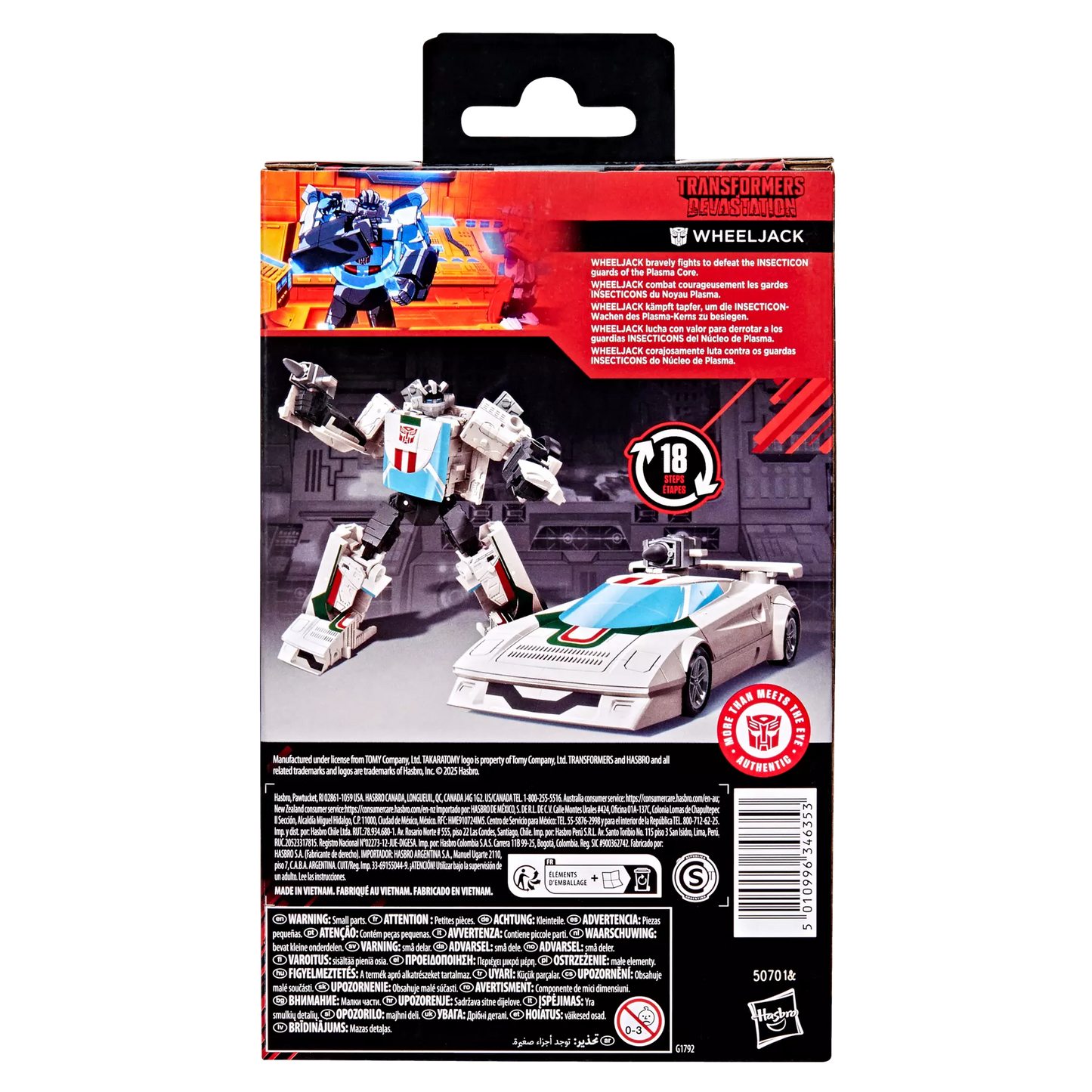 Transformers Studio Series Deluxe Class Wheeljack | Devastation