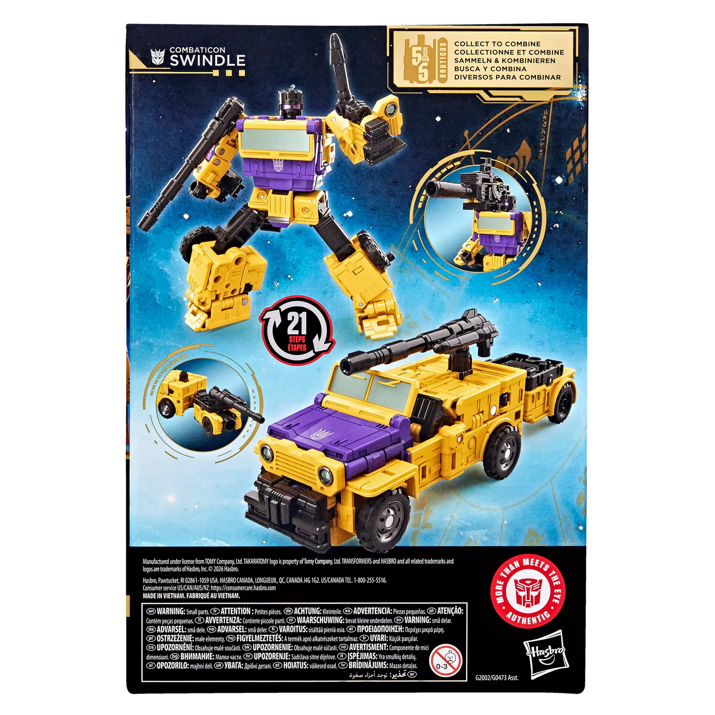 Transformers Age of the Primes Voyager Class Combaticon Swindle