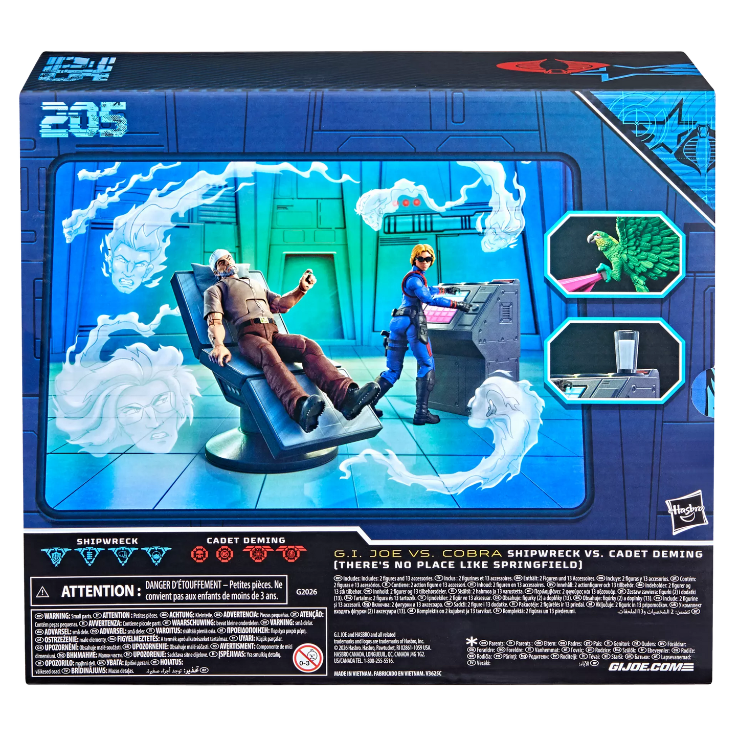 G.I. Joe Classified Series #205 - Shipwreck Vs. Cadet Deming (There's No Place Like Springfield)