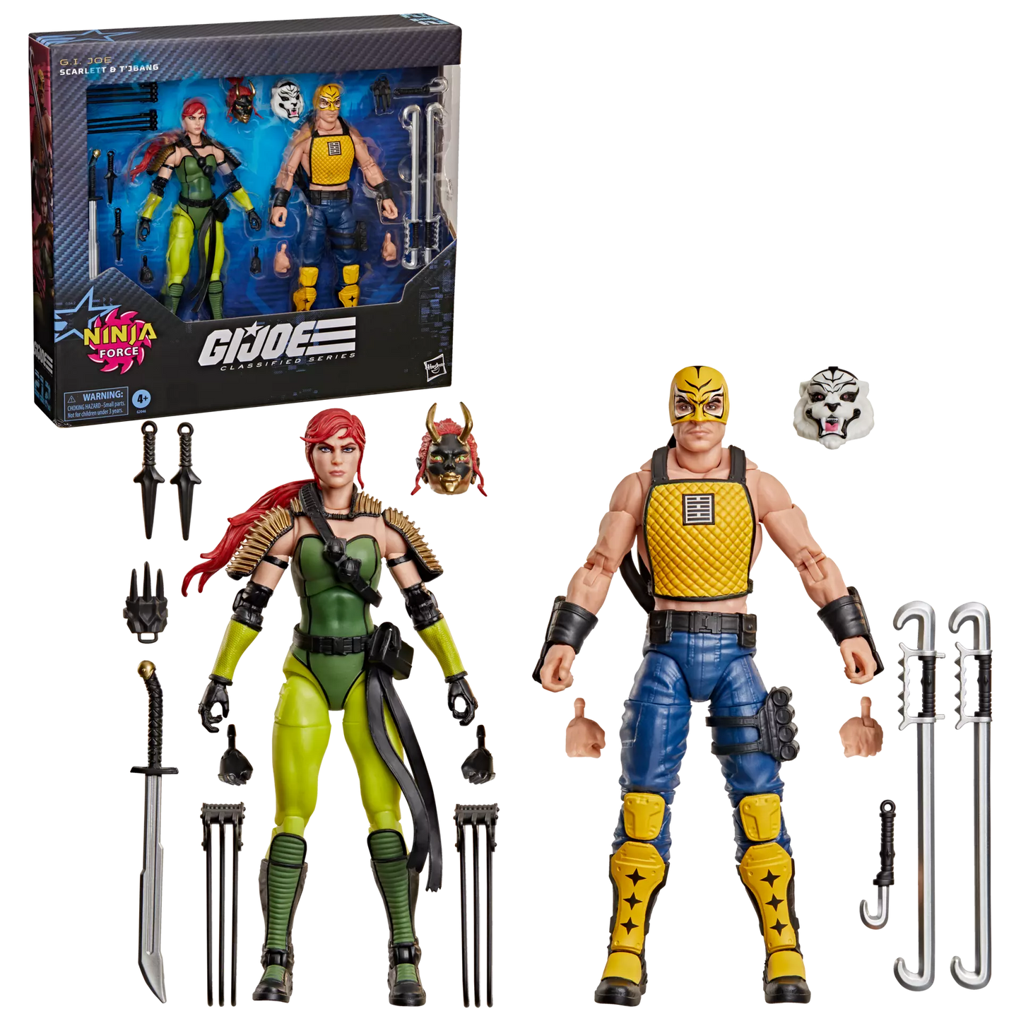 G.I. Joe Classified Series #212, Ninja Force Scarlett and T'Jbang