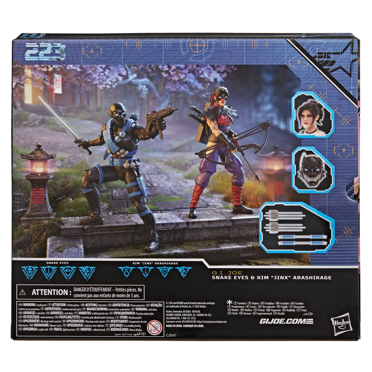 G.I. Joe Classified Series #223 - Ninja Force Snake Eyes & Kim "Jinx" Arashikage