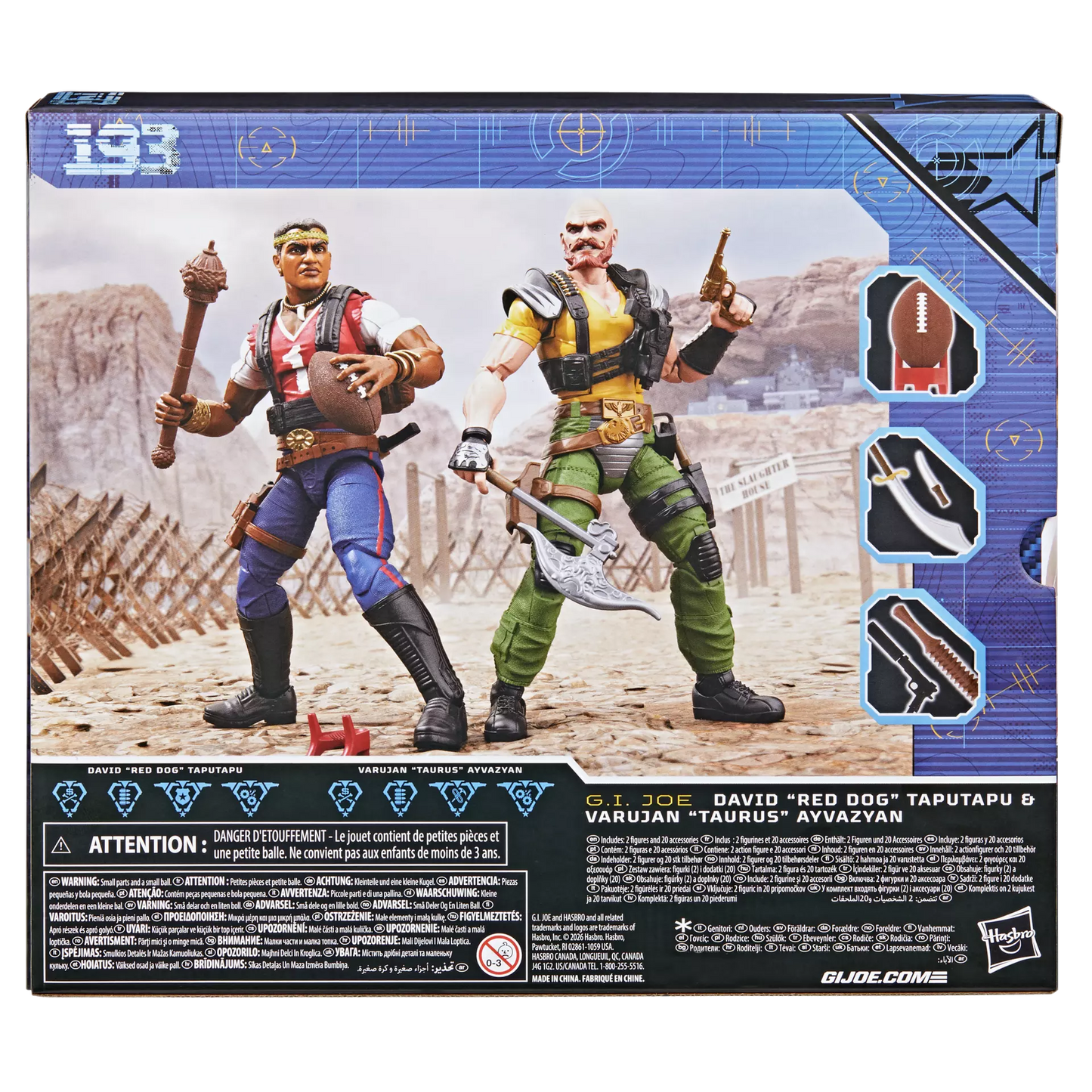 G.I. Joe - Classified Series #193 David "Red Dog" Taputapu & Varujan "Taurus" Ayvazyan