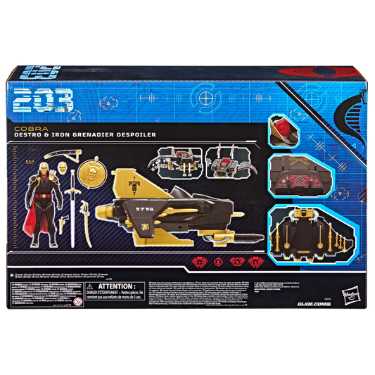 G.I. Joe Classified Series #203 Destro & Iron Grenadier Despoiler