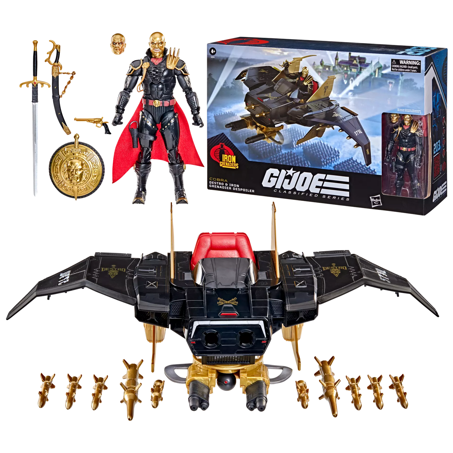 G.I. Joe Classified Series #203 Destro & Iron Grenadier Despoiler