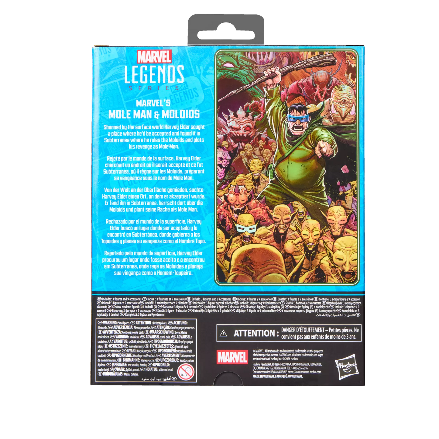 Marvel Legends Series Marvel's Mole Man & Moloids