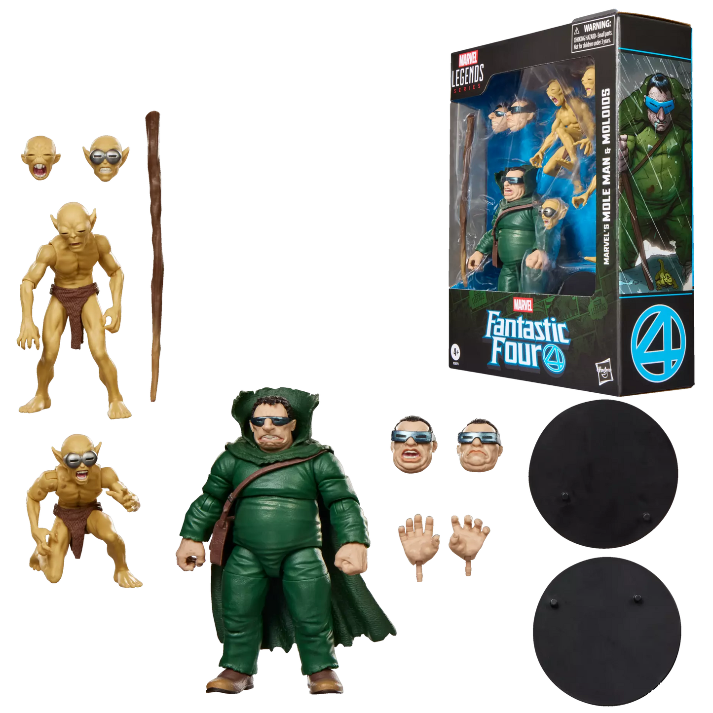 Marvel Legends Series Marvel's Mole Man & Moloids