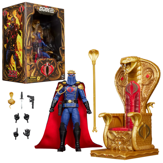 G.I. Joe - Classified Series #221 Cobra Commander in Dress Uniform & Throne