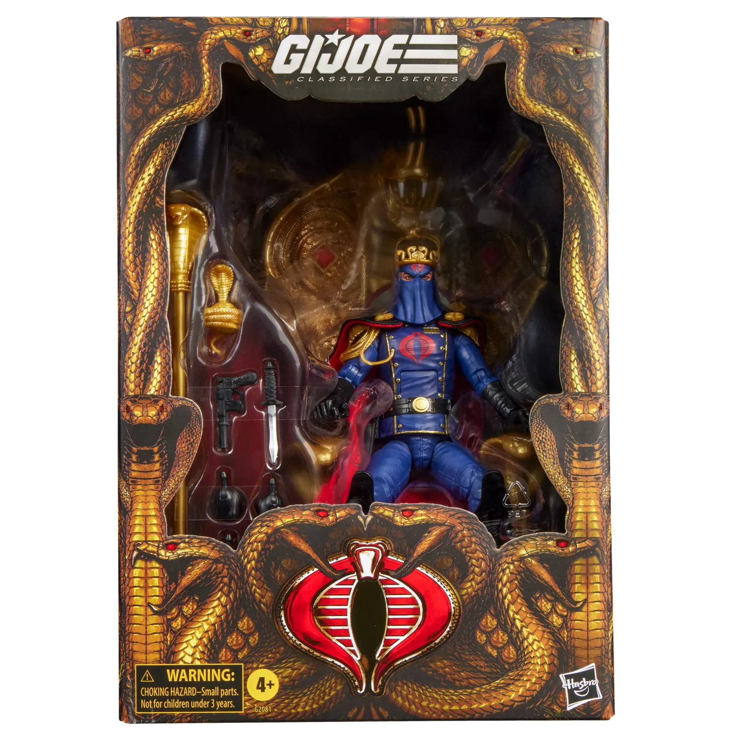 G.I. Joe - Classified Series #221 Cobra Commander in Dress Uniform & Throne