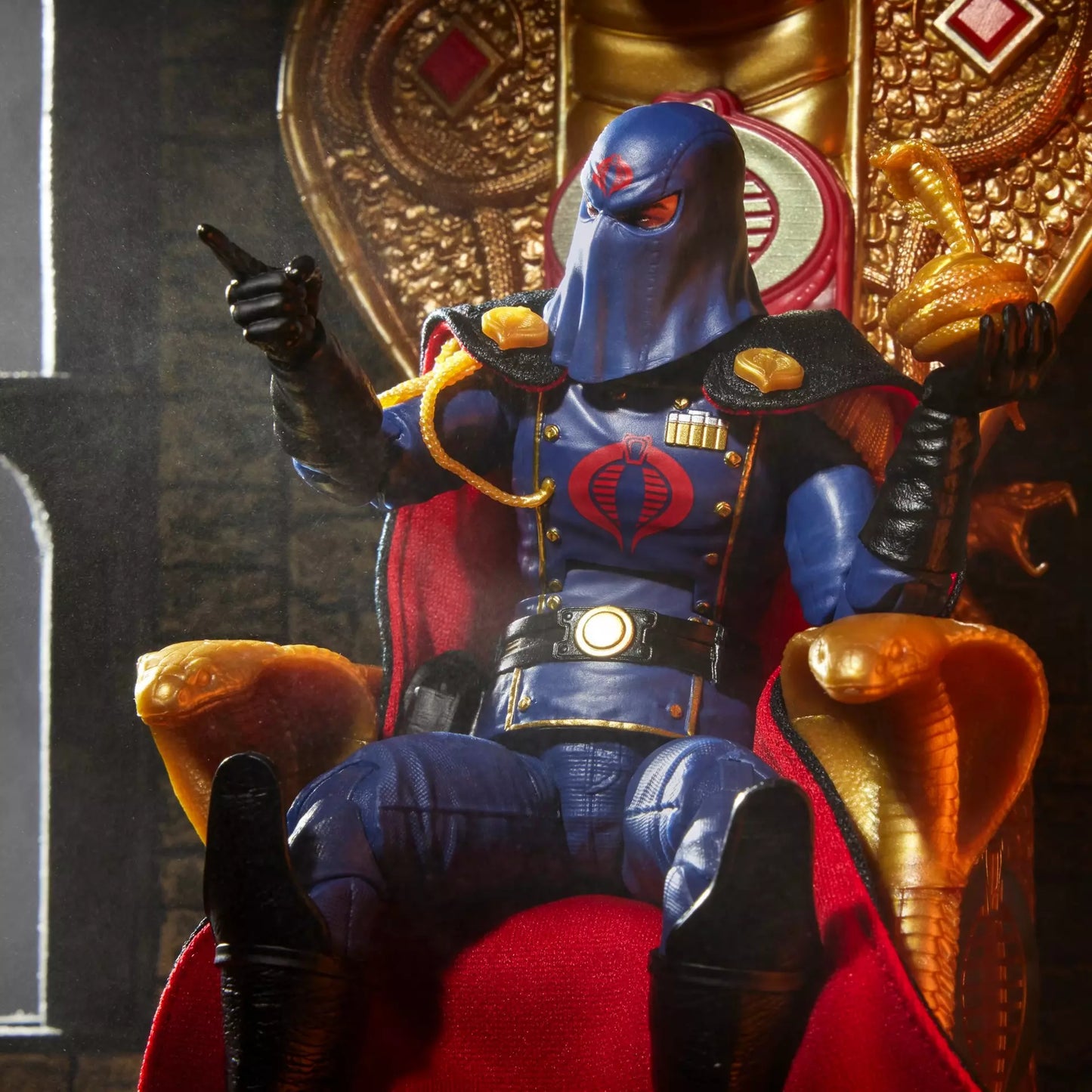 G.I. Joe - Classified Series #221 Cobra Commander in Dress Uniform & Throne