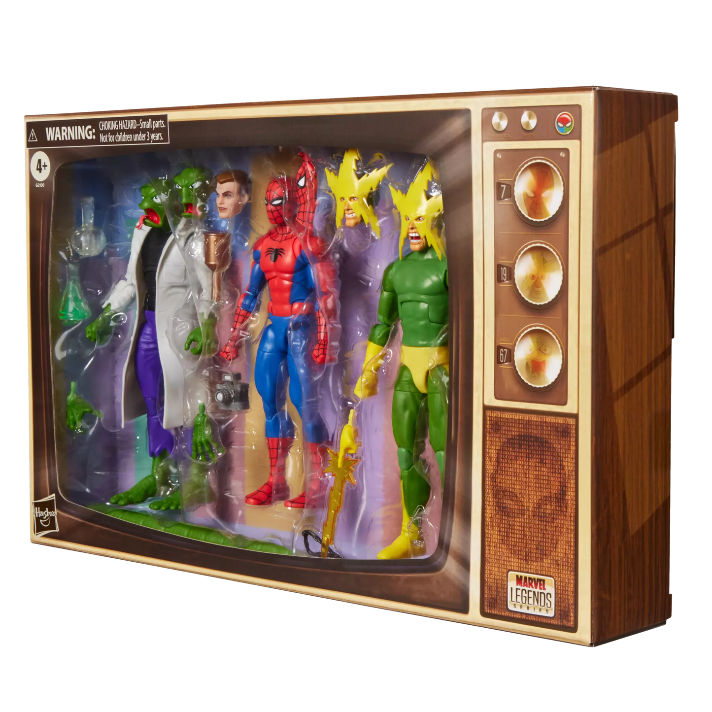Marvel Legends Series Spider-Man, Marvel's Lizard, & Marvel's Electro