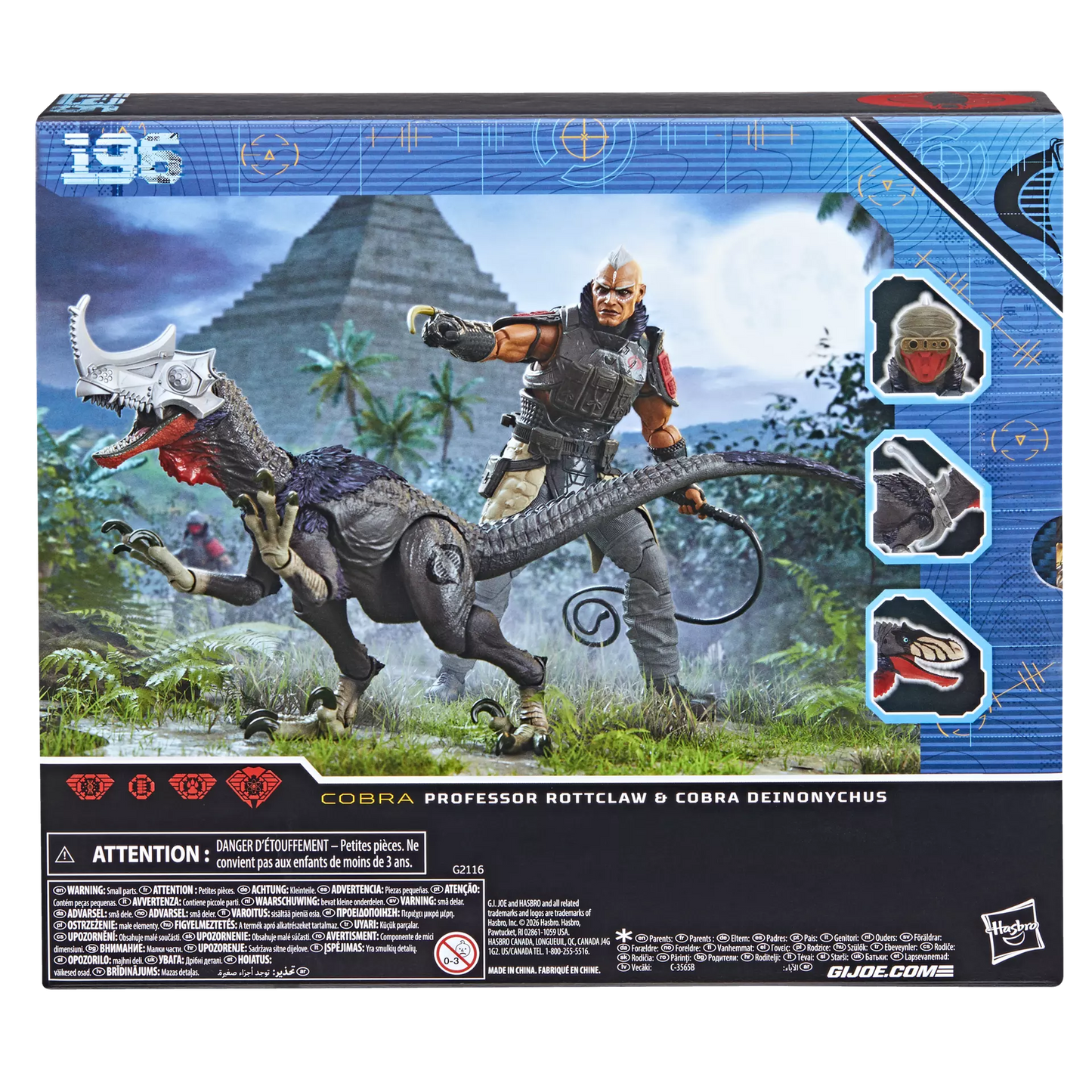 G.I. Joe - Classified Series #196 Professor Rottclaw & Cobra Deinonychus