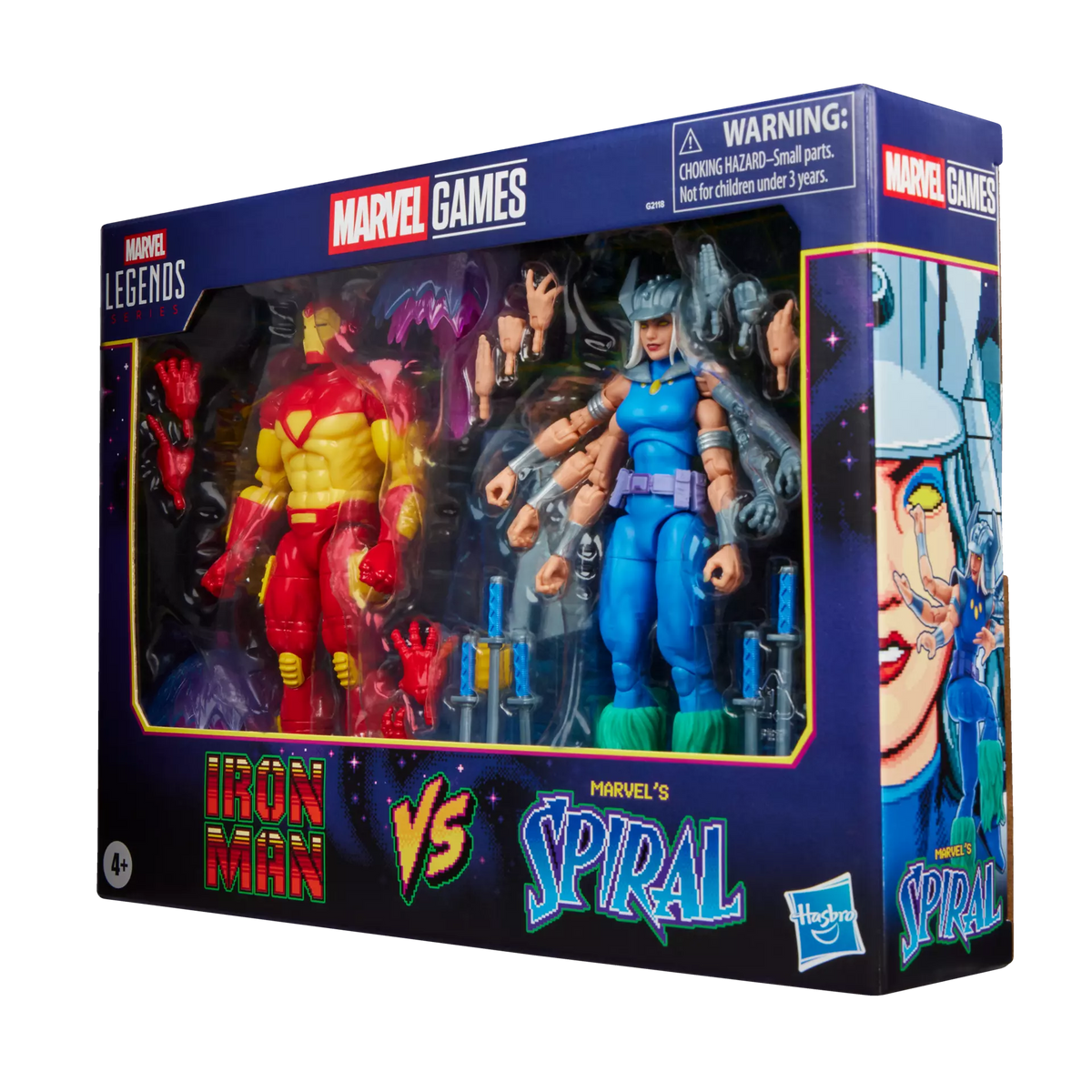 Marvel Legends Series Marvel Games Iron Man vs Marvel's Spiral