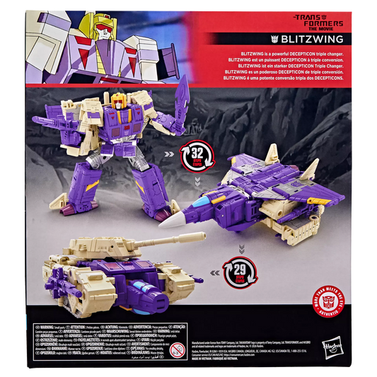 Transformers: Studio Series Leader Class Blitzwing (1986 Movie)