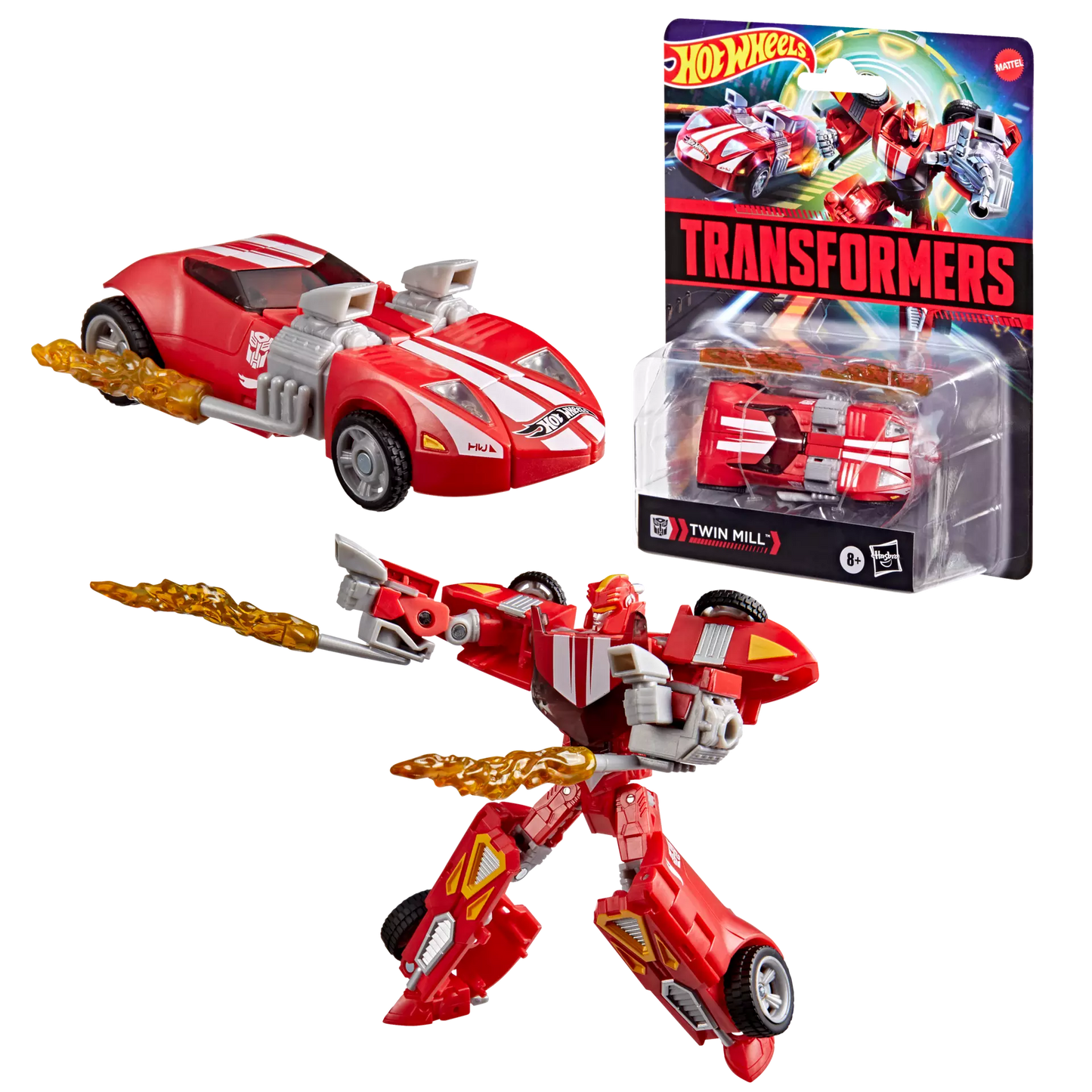 Transformers Collaborative Hot Wheels® x Transformers Twin Mill™ (Red)