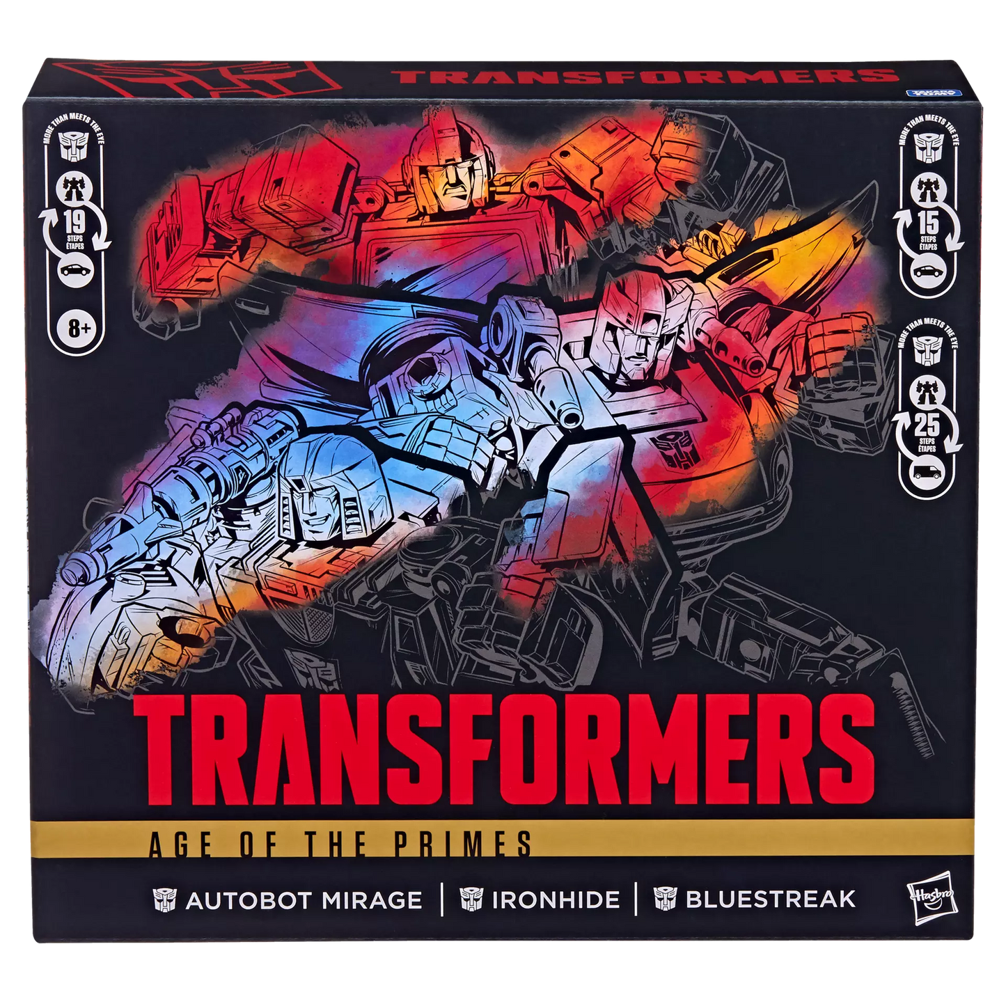Transformers Age of the Primes Autobot Mirage, Ironhide & Bluestreak 3-Pack