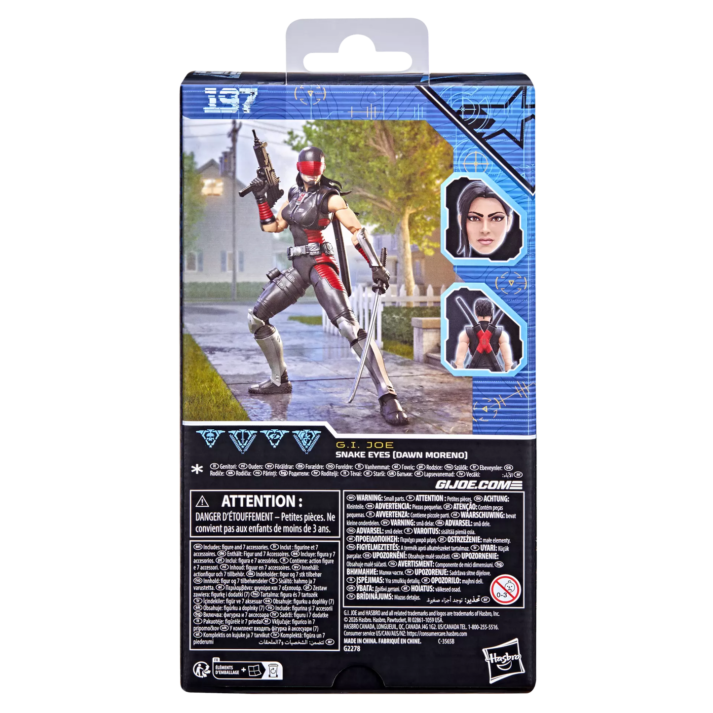 G.I. Joe - Classified Series #197 Snake Eyes (Dawn Moreno)