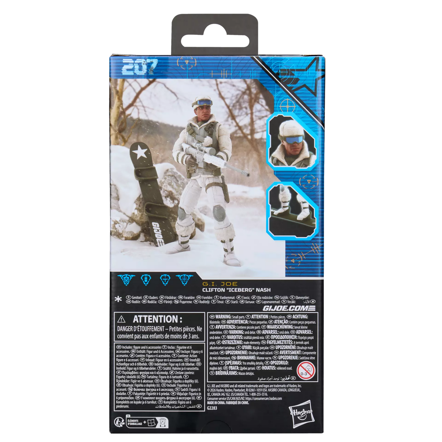 G.I. Joe Classified Series #207 Clifton "Iceberg" Nash