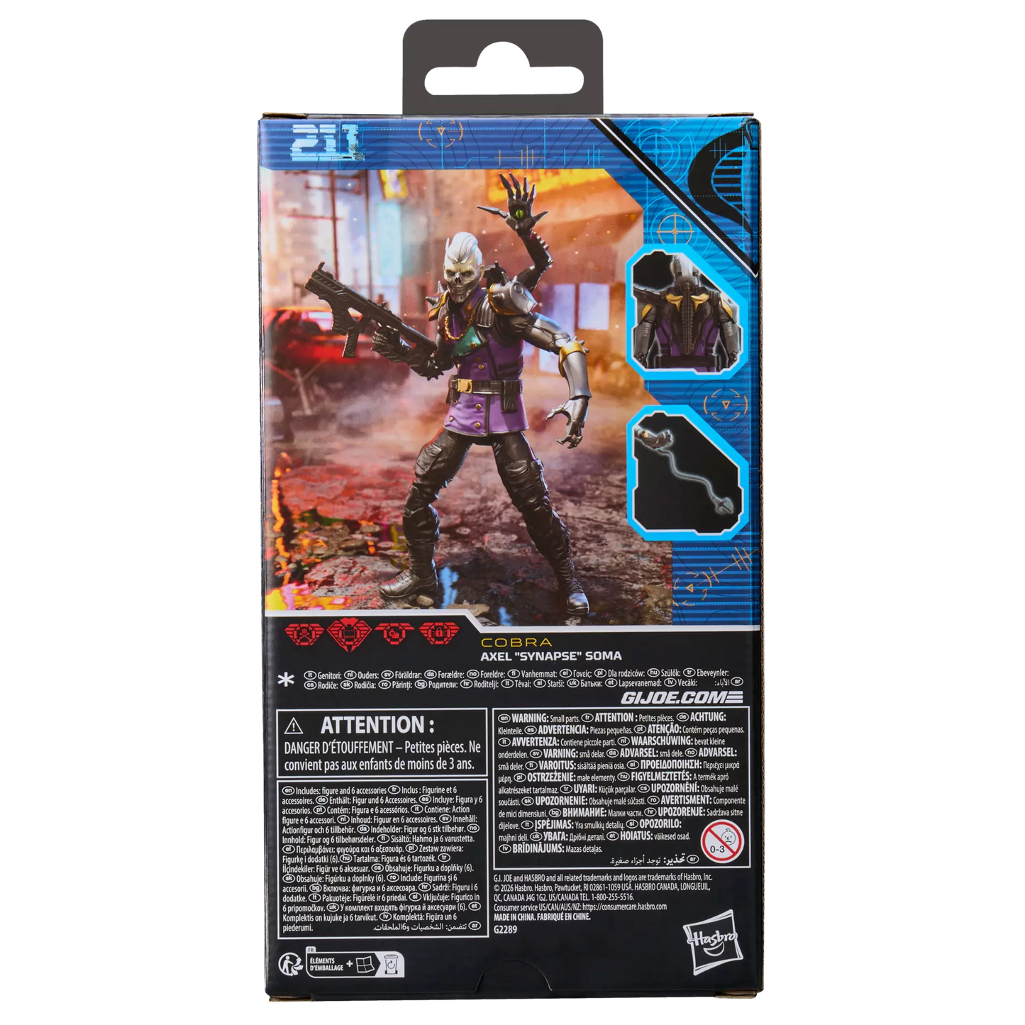 G.I. Joe Classified Series #211 Axel "Synapse" Soma