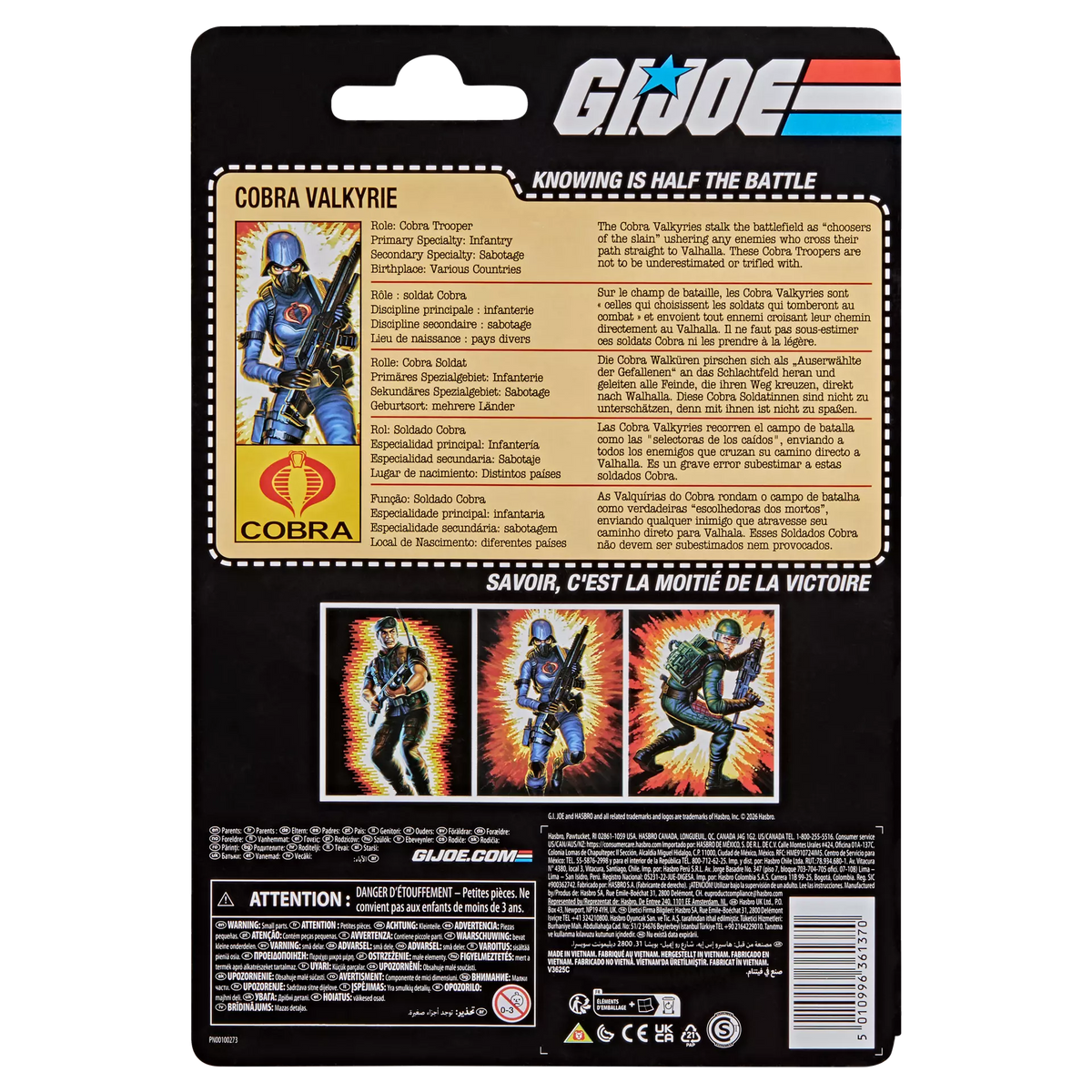 G.I. Joe - Classified Series Retro Cardback Cobra Valkyrie
