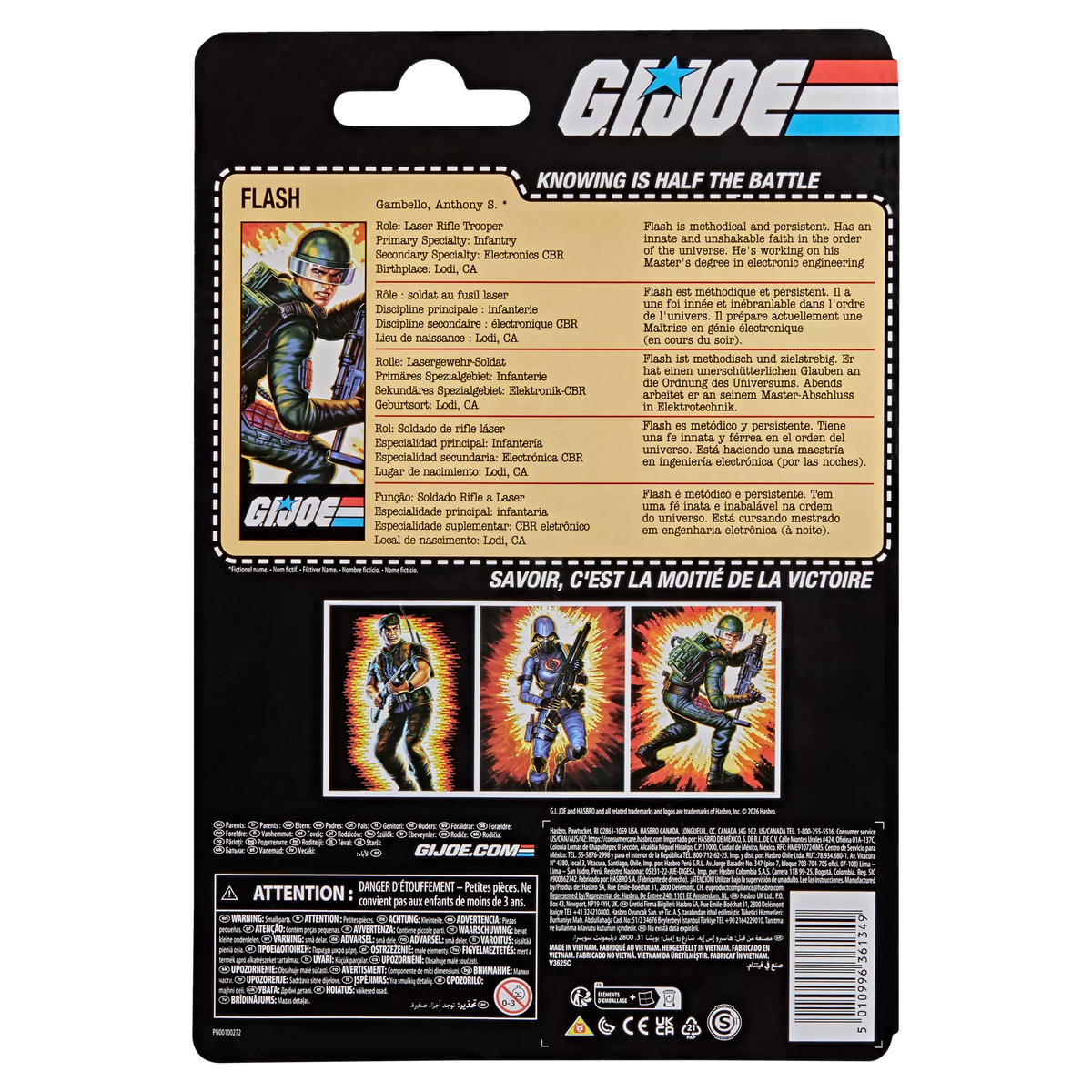 G.I. Joe - Classified Series Retro Cardback Anthony "Flash" Gambello