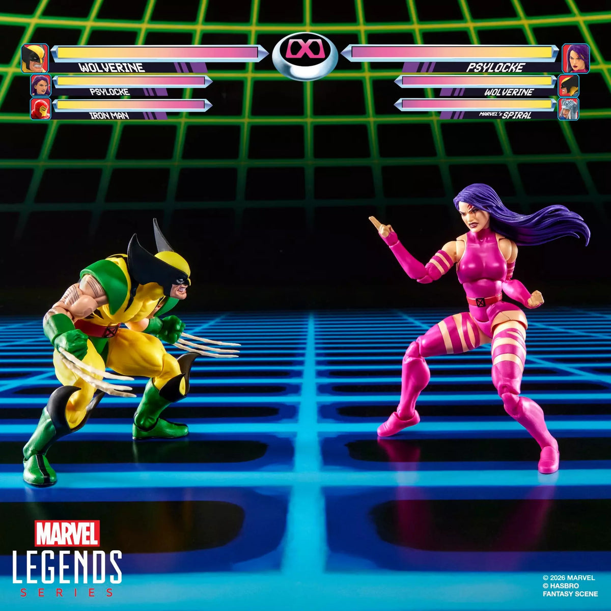 Marvel Legends Series Marvel Games Wolverine vs Psylocke