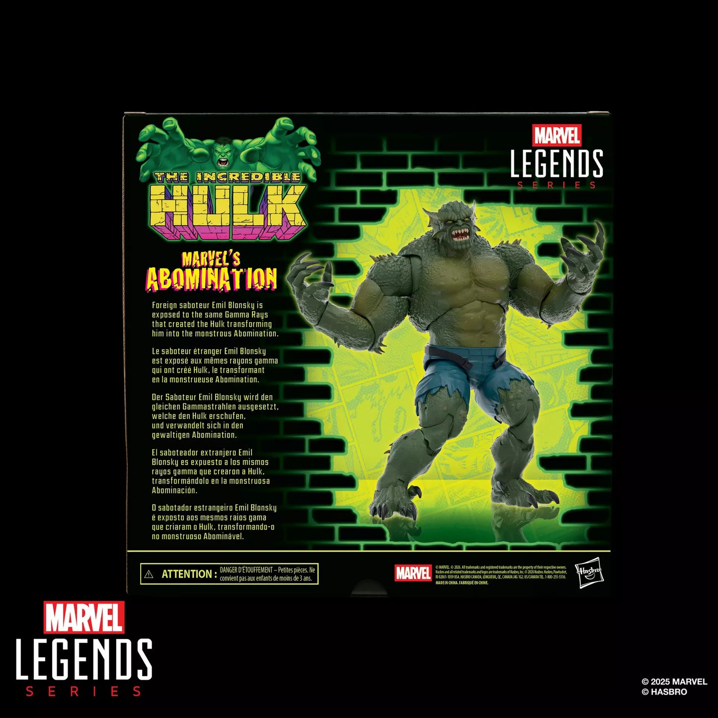 Marvel Legends Series Marvel's Abomination