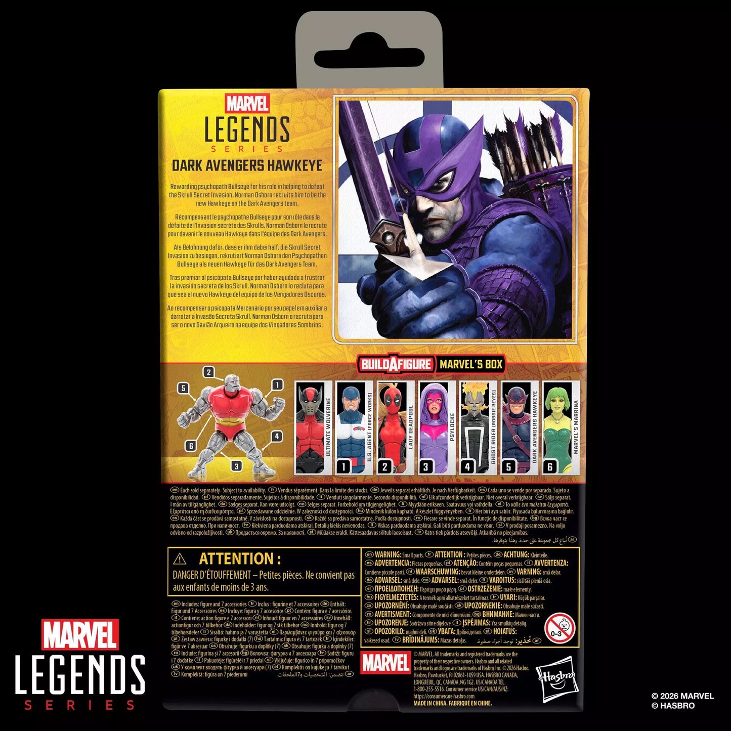 Marvel Legends Series Dark Avengers Hawkeye