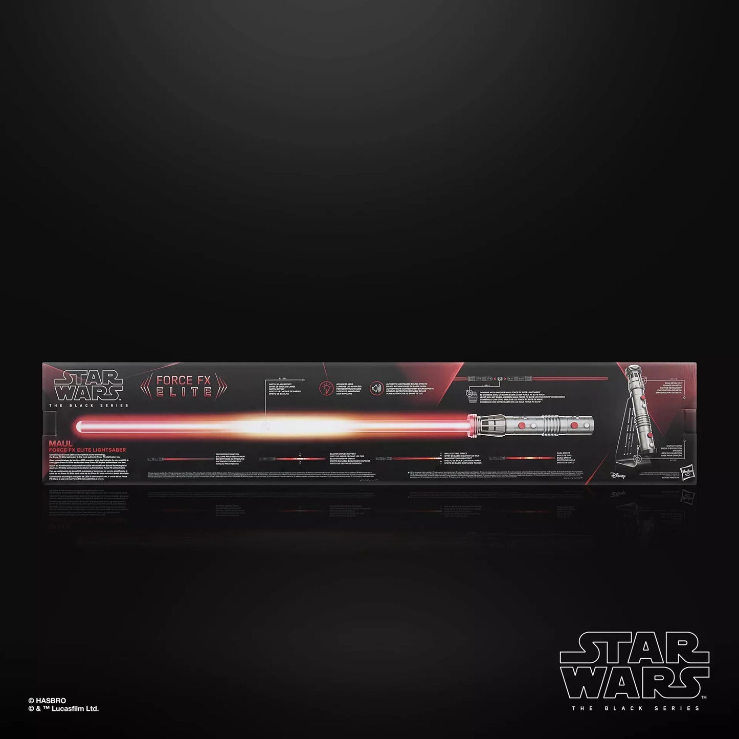 Star Wars Black Series - Force FX Elite Maul Electronic Lightsaber